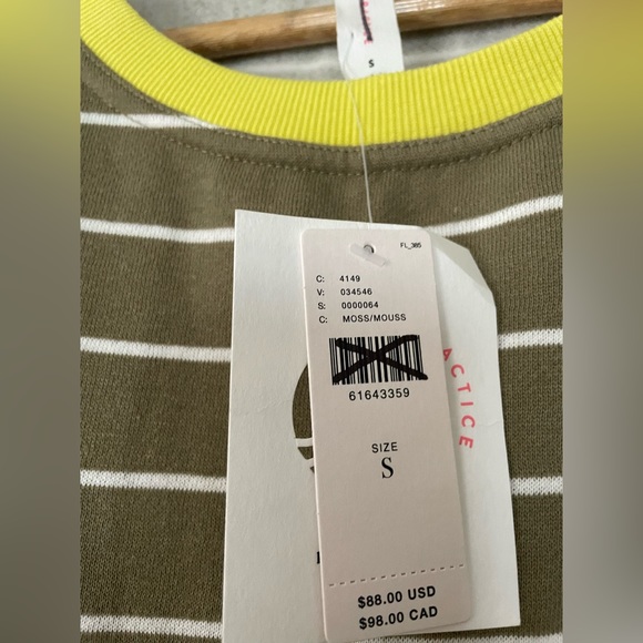 New Daily Practice by Anthropologie Striped Tee Dress Size Small NWT - Picture 4 of 9